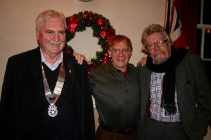 Steve and Geoff with President Stuart
