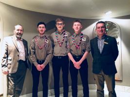 Stirling Scouts at Rotary