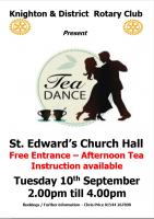 Our third Tea Dance and afternoon tea for the community