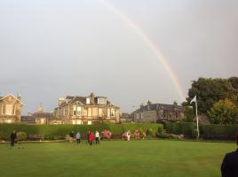 Sunshine on Leith for the Lawn Bowls Night