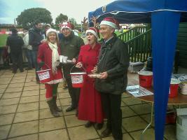 Christmas Appeal Tin Shake at the Rugby Club