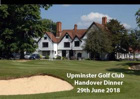 Handover Evening meeting Upminster Golf Club 7 for 7:30pm