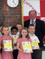 9-17 July 2013 - Usborne Dictionaries presented to local school leavers