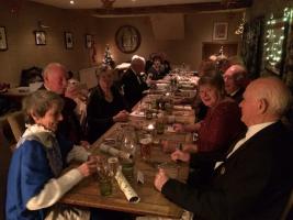 Christmas meal and party at the Stagg TItley