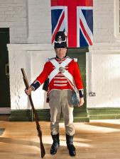 A soldier at Waterloo
