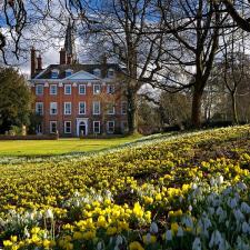 Welford Park and House in Spring