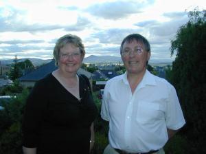 Willie and Helen in the Redgarth garden