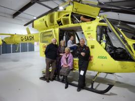 Visit to Yorkshire Air Ambulance HQ - December 2014