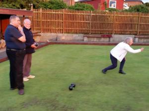 Tense moment in the Croquet knockout competition with Wombourne & Sedgeley Rotary Club