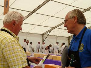 Rotarians help at Frome Agricultural and Cheese Show