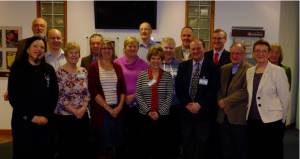 Members of Dunfermline Carnegie Rotary Club at 8th Jan 2013 meeting.