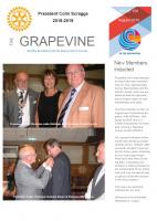 Front page of Grapevine August 2018