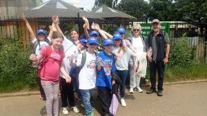 Fine weather for 'Kids Out' at Wicksteed Park, Kettering