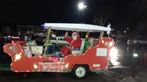 Santa touring Whiteley Click on picture to see timetable