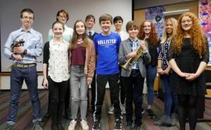 The competitors in the 2017 Rotary Young Musicians contest...Pic Trevor Earthy