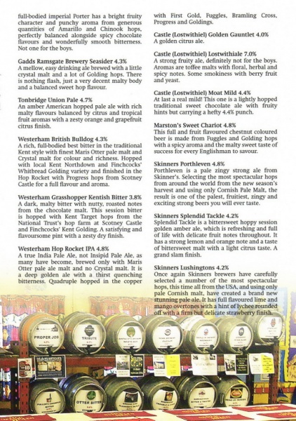 2015 Beer Festival Programme Page 19