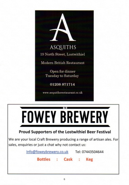 2019 Beer Festival Programme Page 06