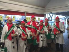 Collecting at Tesco - 22.12.12
