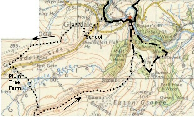 Glaisdale Rigg Map