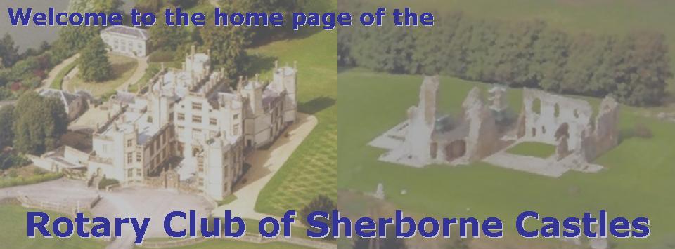 A view showing the new & old Castles of Sherborne A view showing the new & old Castles of Sherborne
