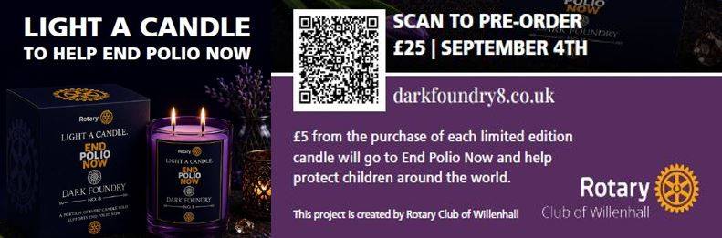 Light a Candle to End Polio Now