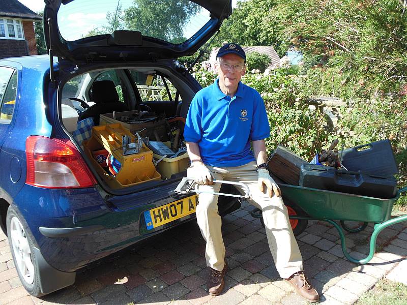 Bryan Heeps with a collection for Tools. 