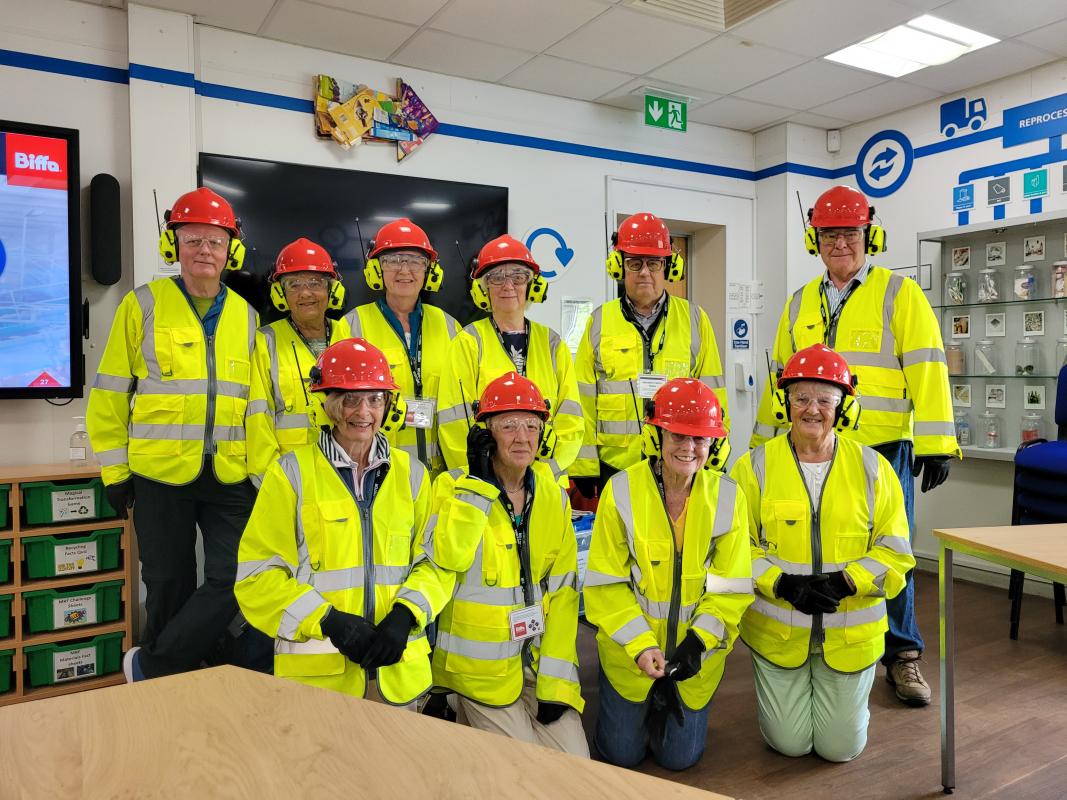 Visit to Ford recycling unit