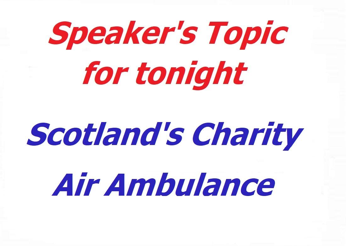 Scotland’s Charity Air Ambulance - Rotary Club of Motherwell & Wishaw