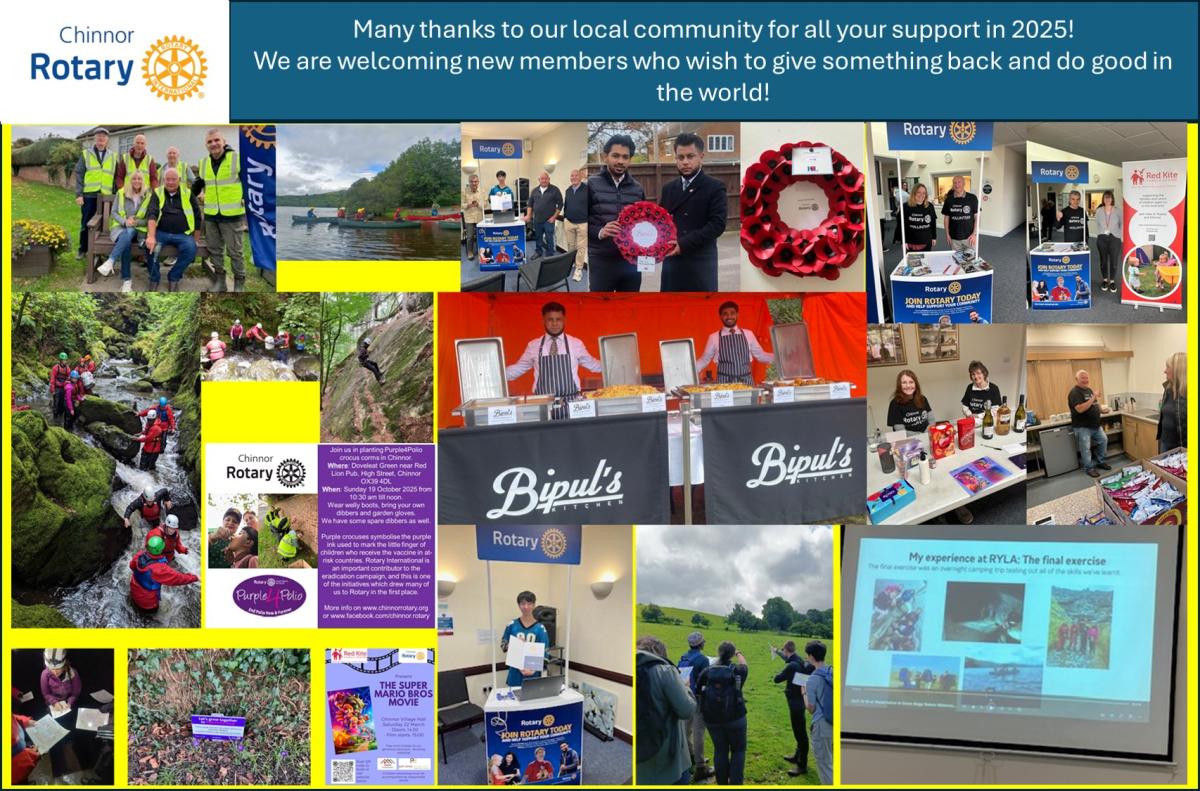 Chinnor Rotary Snapshot 2025