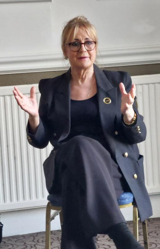  Gill Arnold, Deputy Lieutenant, our speaker this morning at Rotary.   