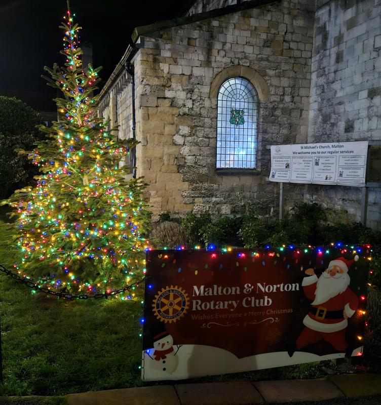 Christmas Tree at St Michael's church