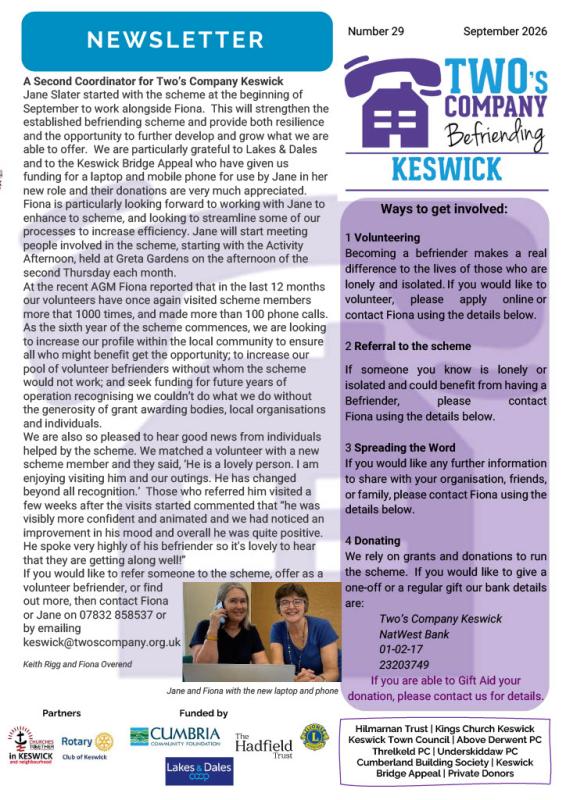 2CK Newsletter Sept 2026