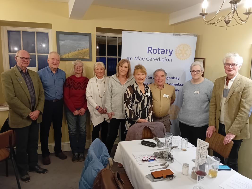 Business supper meeting Feb 2026 with DG Ian, ADG Gwenda, new member, Julian, volunteer, Alison, and the team. A successful meeting, much ground covered, but also plenty of laughter & fun! 