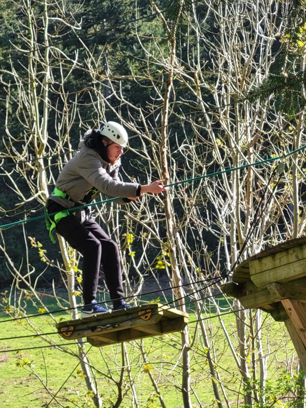 High Wire at Calvert Trust 