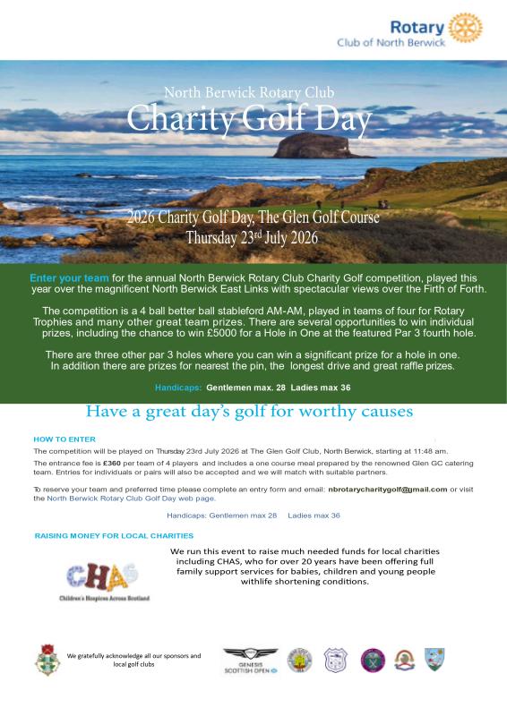EVENT TAKES PLACE ON THE 23rd JULY 2026