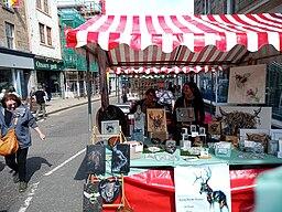 A stall at Jedburgh Market