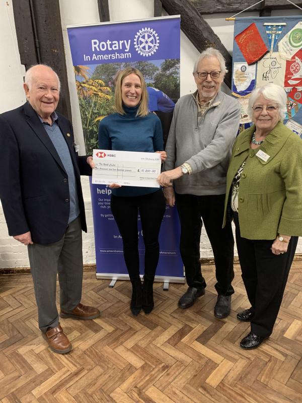 Amy with David Cadwallader, Dieter Shaw and Barbara Cursley.