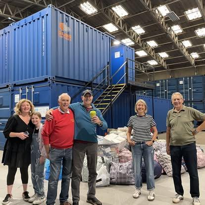 Packing crate for distribution to South Africa