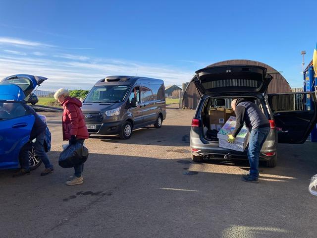 Loading cars and vans in Forfar