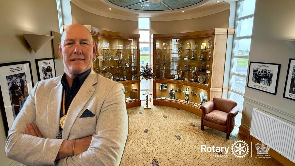 President in Trophy room