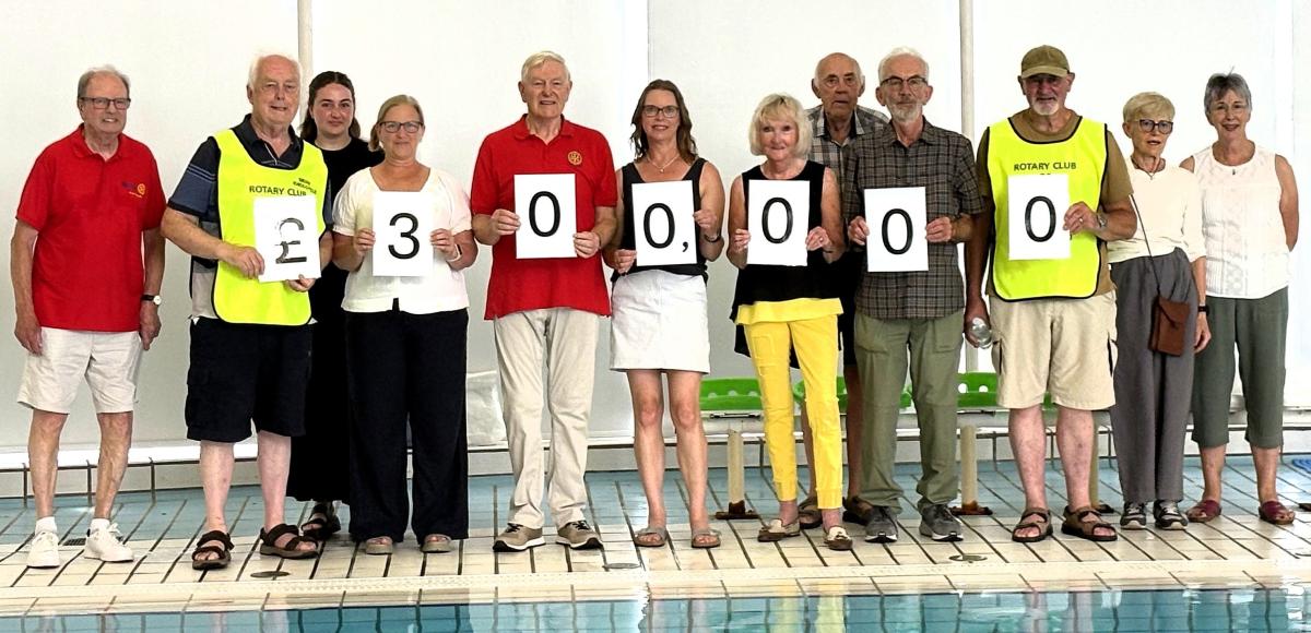 The 'Swimathon' volunteers.