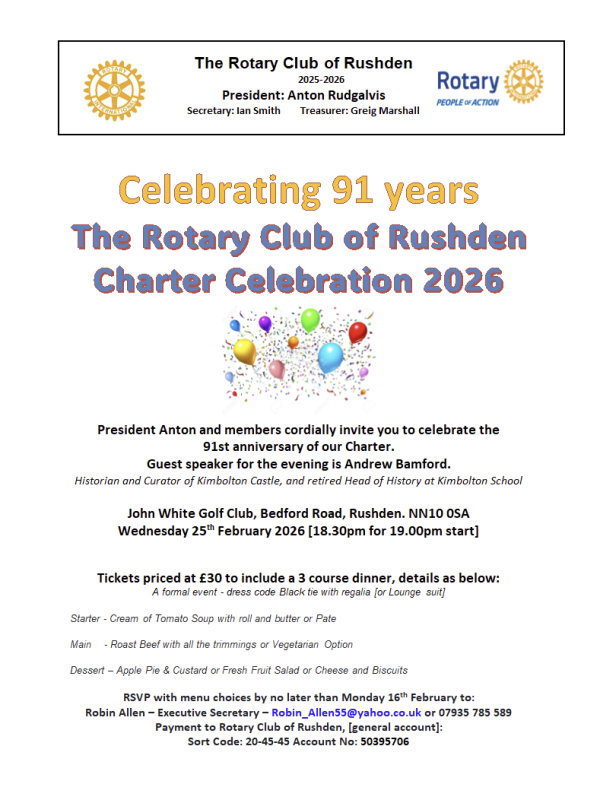 91st Charter Invitation