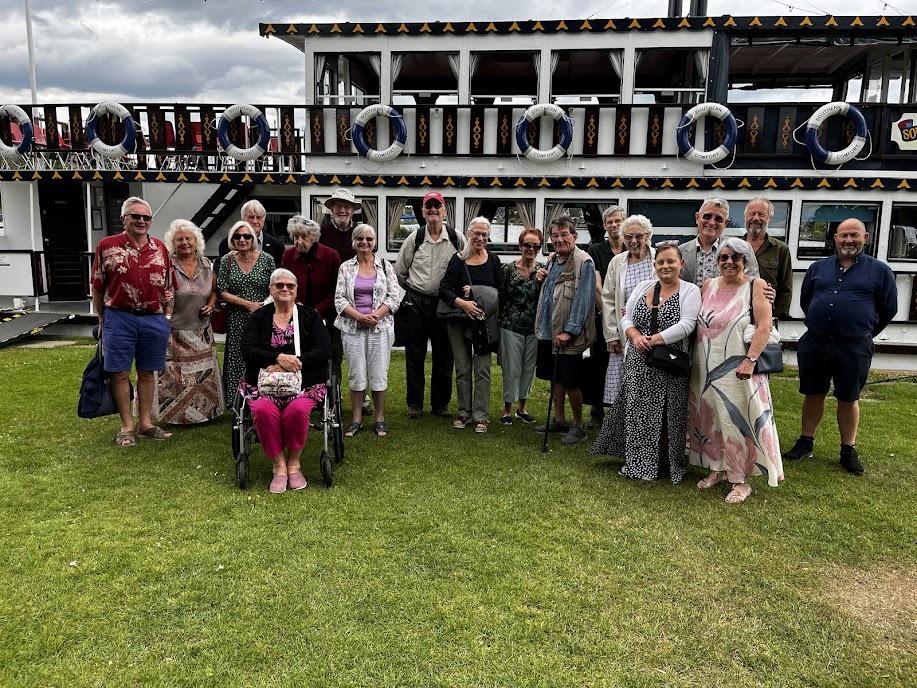 In high spirits after our Southern Comfort cruise