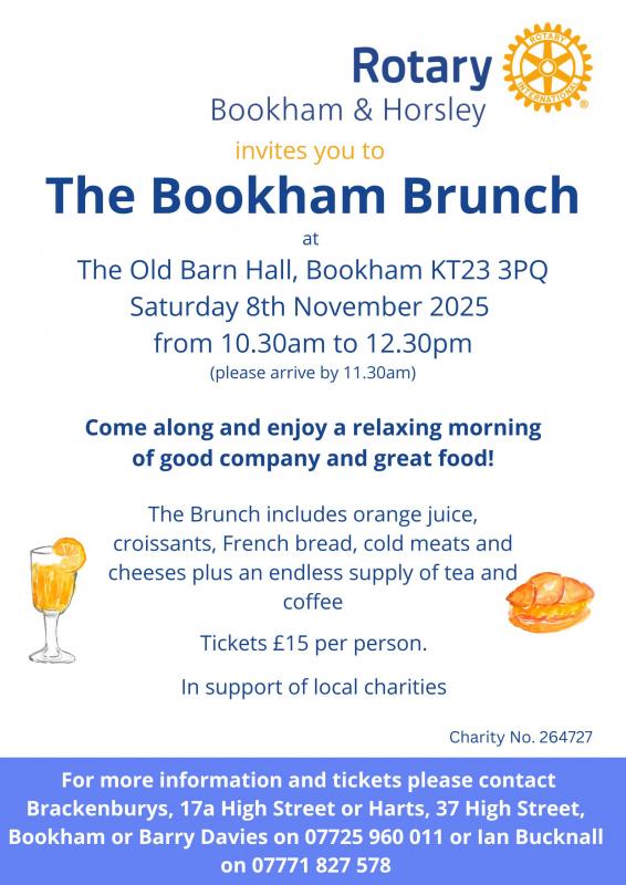 Bookham Brunch flier
