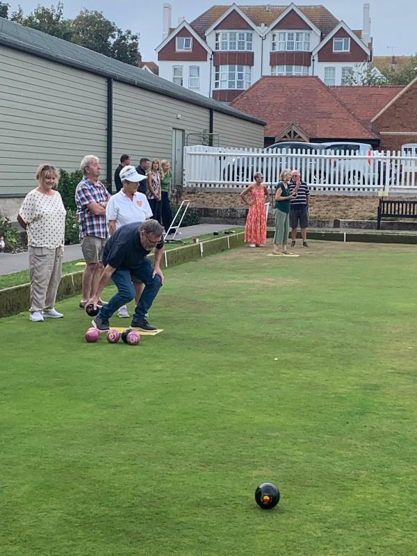 Outdoor fun at Gullivers Bowling Club