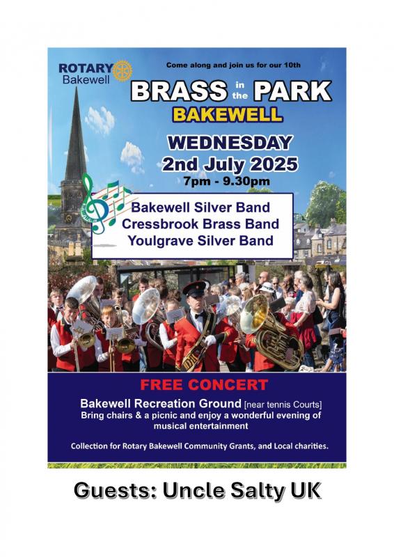 Brass in the park poster