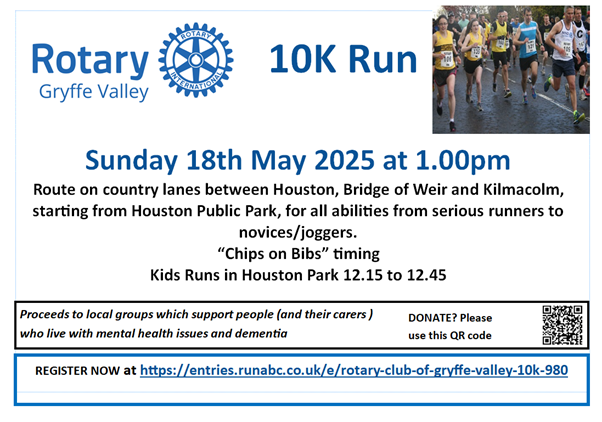 Gryffe Valley 10K Run and Kid's runs