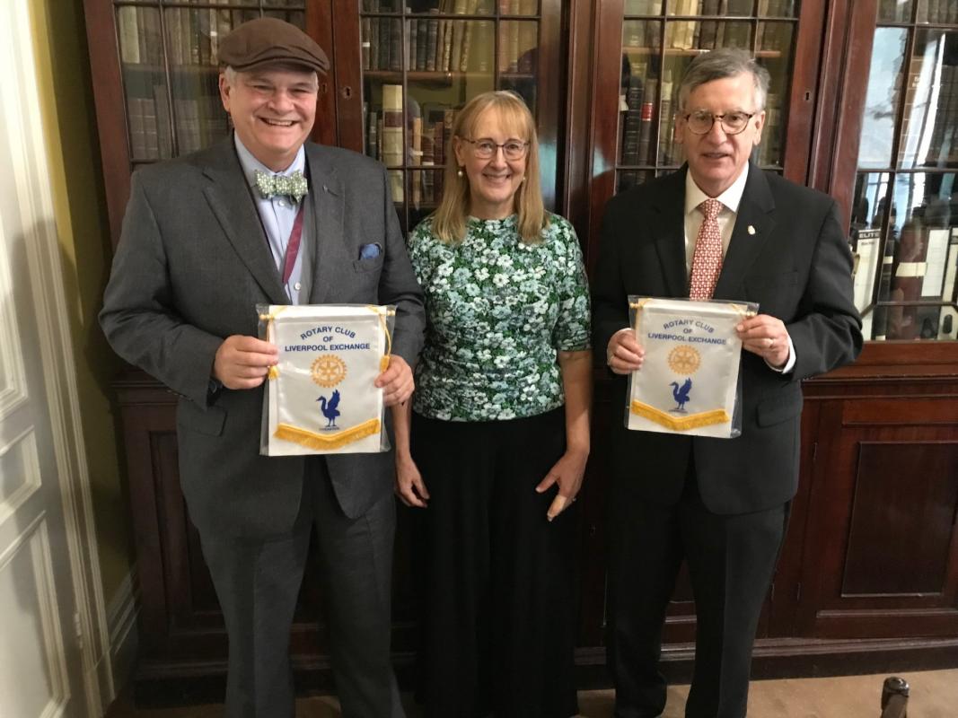 Bruce Friedman (Memphis RC), President Michele & Jim Nunn (Brownsville RC)