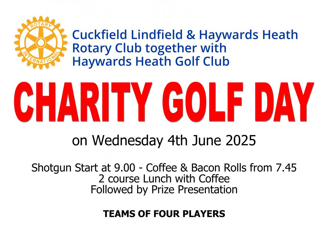 Charity Golf Day - Cuckfield Lindfield & Haywards Heath Rotary