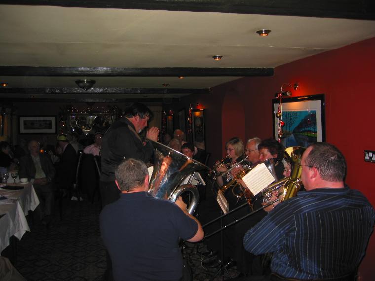 Leyburn Band in full swing
